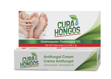 Cura Hongos® Crema Antimicótica 2 Oz. (56.7 G)